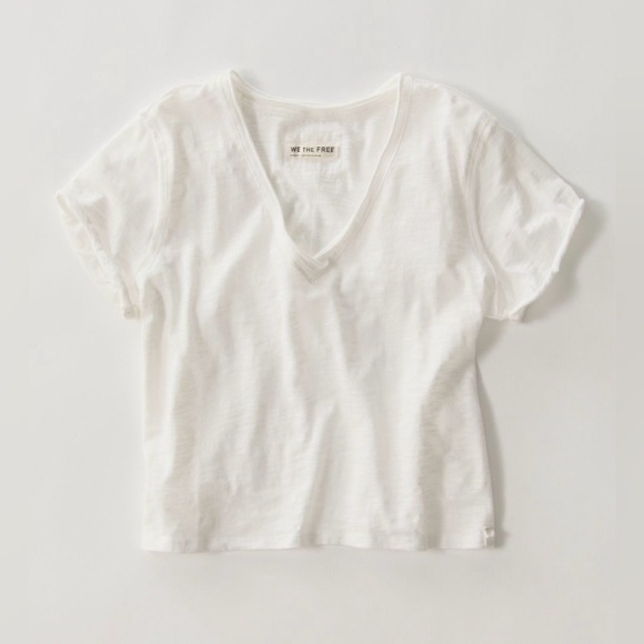 Free People We The Free Take 2 Tee 🌾 Ivory 🌾 Size XS 🌾 Sold Out - Picture 6 of 10